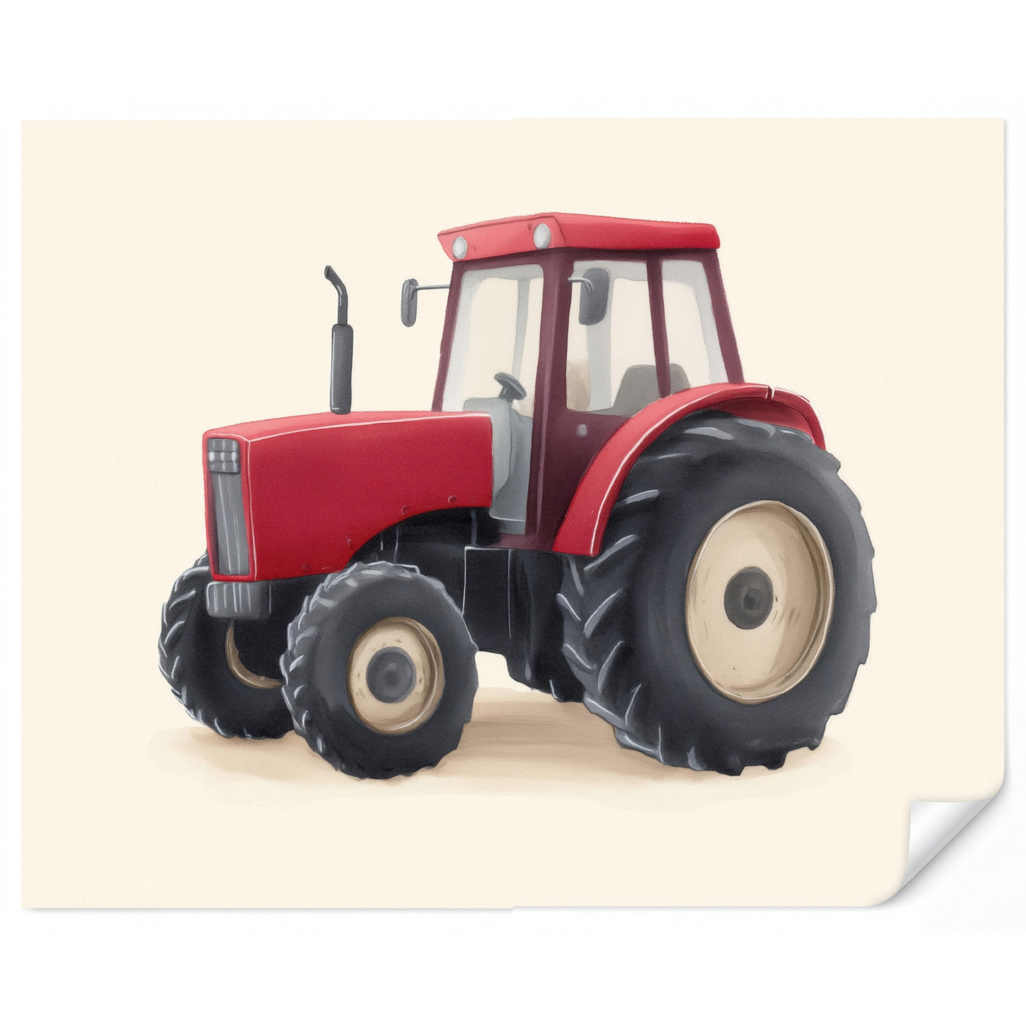 OnlyWow Kindertapete Rot 350x280 cm