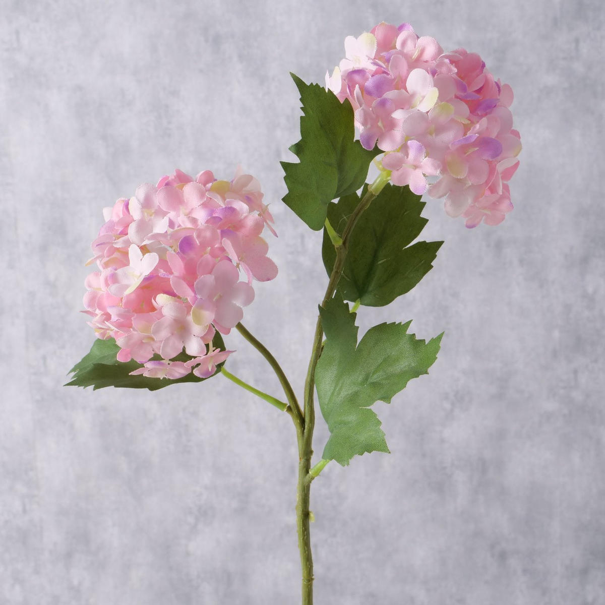 HORTENSIE mit Stiel 13,5/7/35 cm - Rosa, Kunststoff (35cm) - Boltze Home