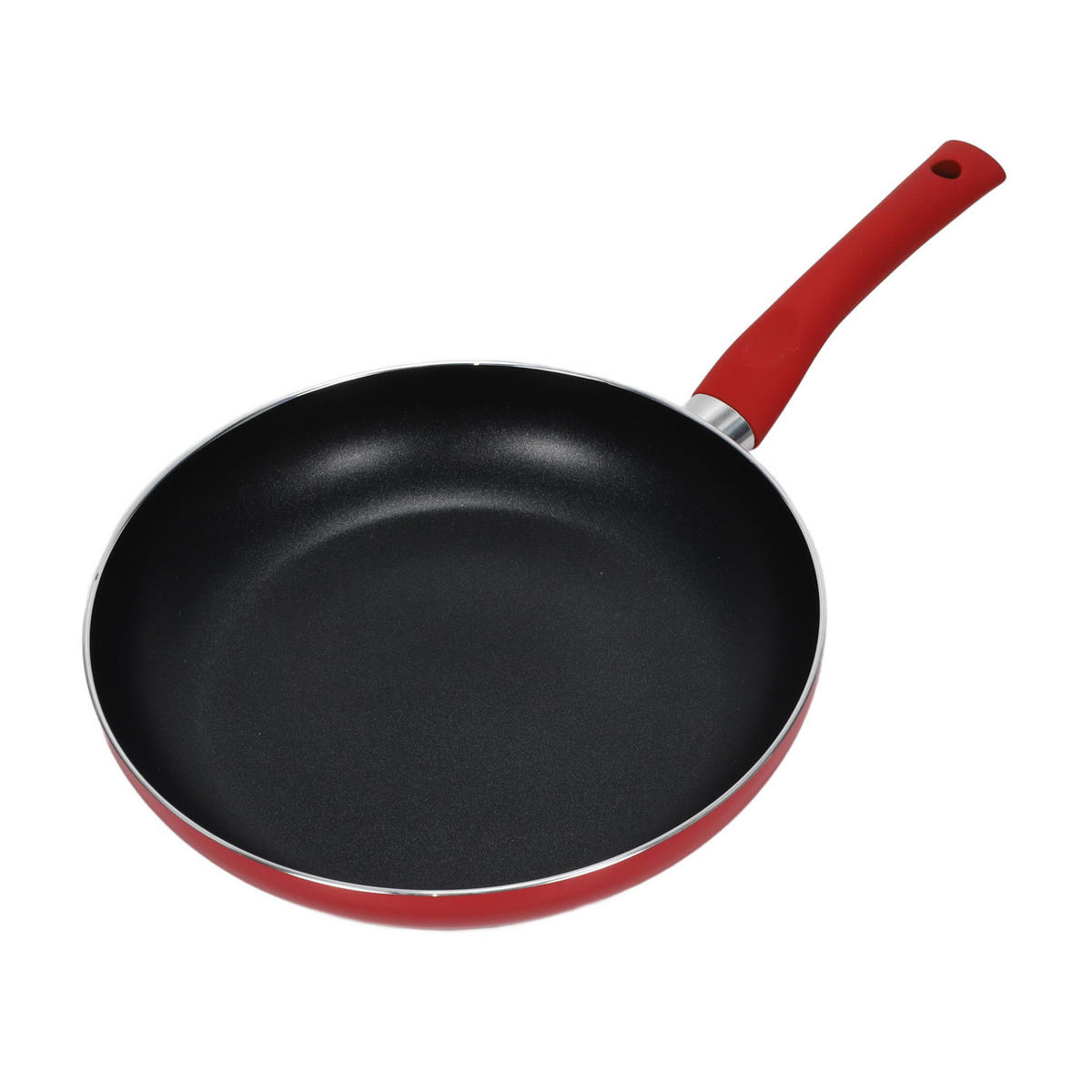 EMAILLE-PFANNE Aluminium 28/28 cm - Rot, Metall (28cm) - Secret de Gourmet