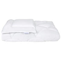 KINDERDECKE mit Kissen Lagom - 2-teilig - 100 x 135 cm - Weiß - Weiß, Textil (100/135cm) - SCHIESSER