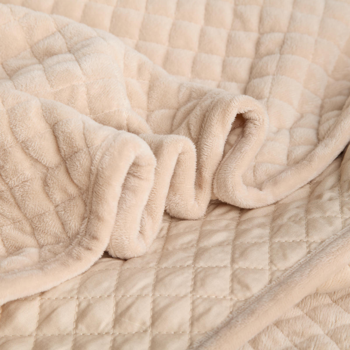 TAGESDECKE Plums - Beige, Textil (200/220cm) - home&you