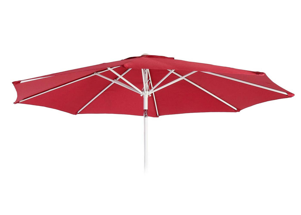 ERSATZ-BEZUG FÜR SONNENSCHIRM Rot - Rot, Textil (300/300cm) - MCW
