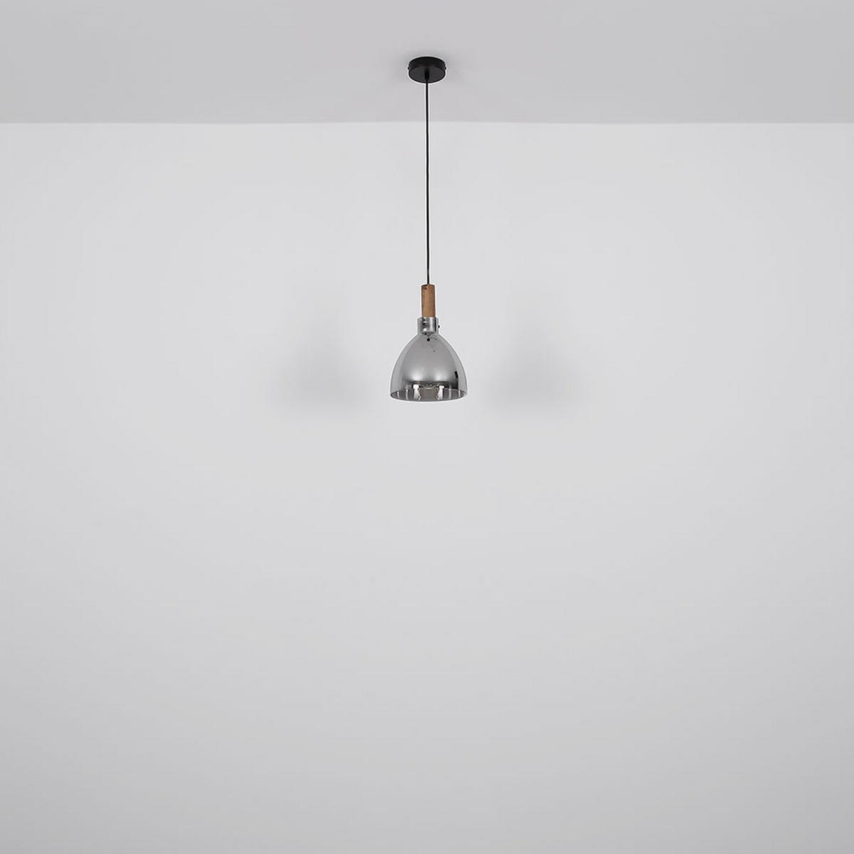 LED HÄNGELEUCHTE MATTEA Metall Grau - Grau, Glas (20/20/120cm) - Globo Lighting