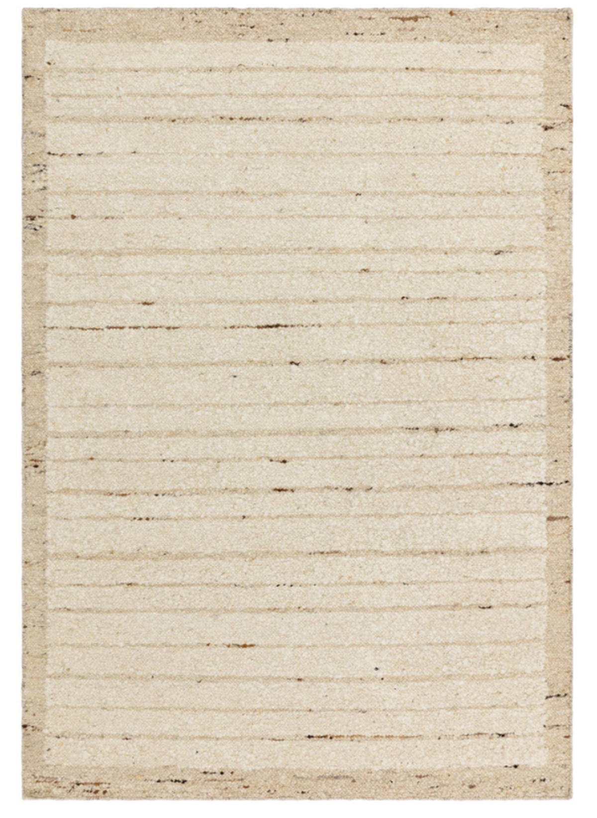 TEPPICH Wohn-/Schlafzimmer Flachgewebe JUMBLE Beige 240x340 cm - Beige, Naturmaterialien (240/340cm) - Novatrend
