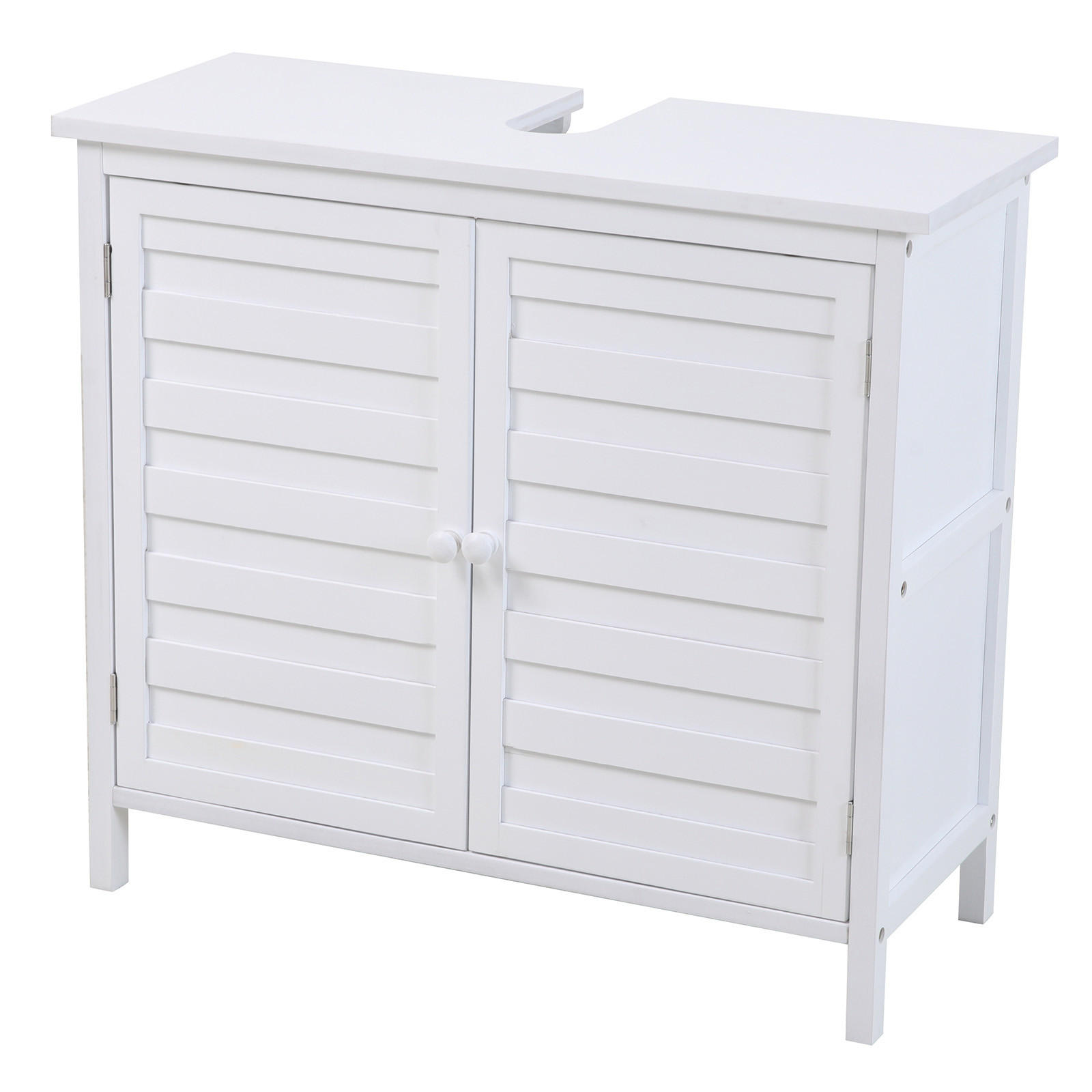 Svita Waschbeckenunterschrank Weiß 67x60x28 cm
