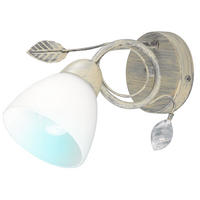 LED WANDLEUCHTE TRADITIO Grau - Grau, Glas (13/21.5/29cm)