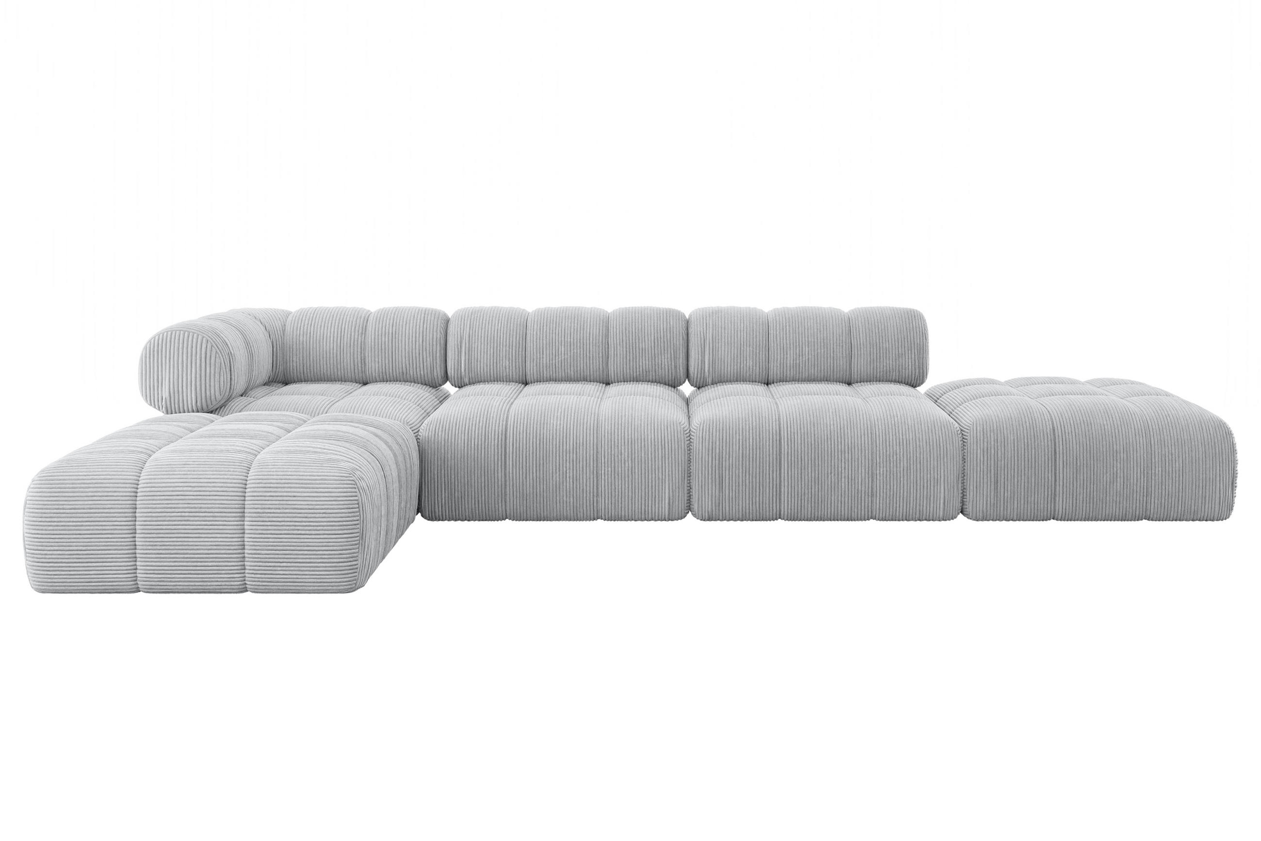 Altdecor Ecksofa Grau 380x190 cm