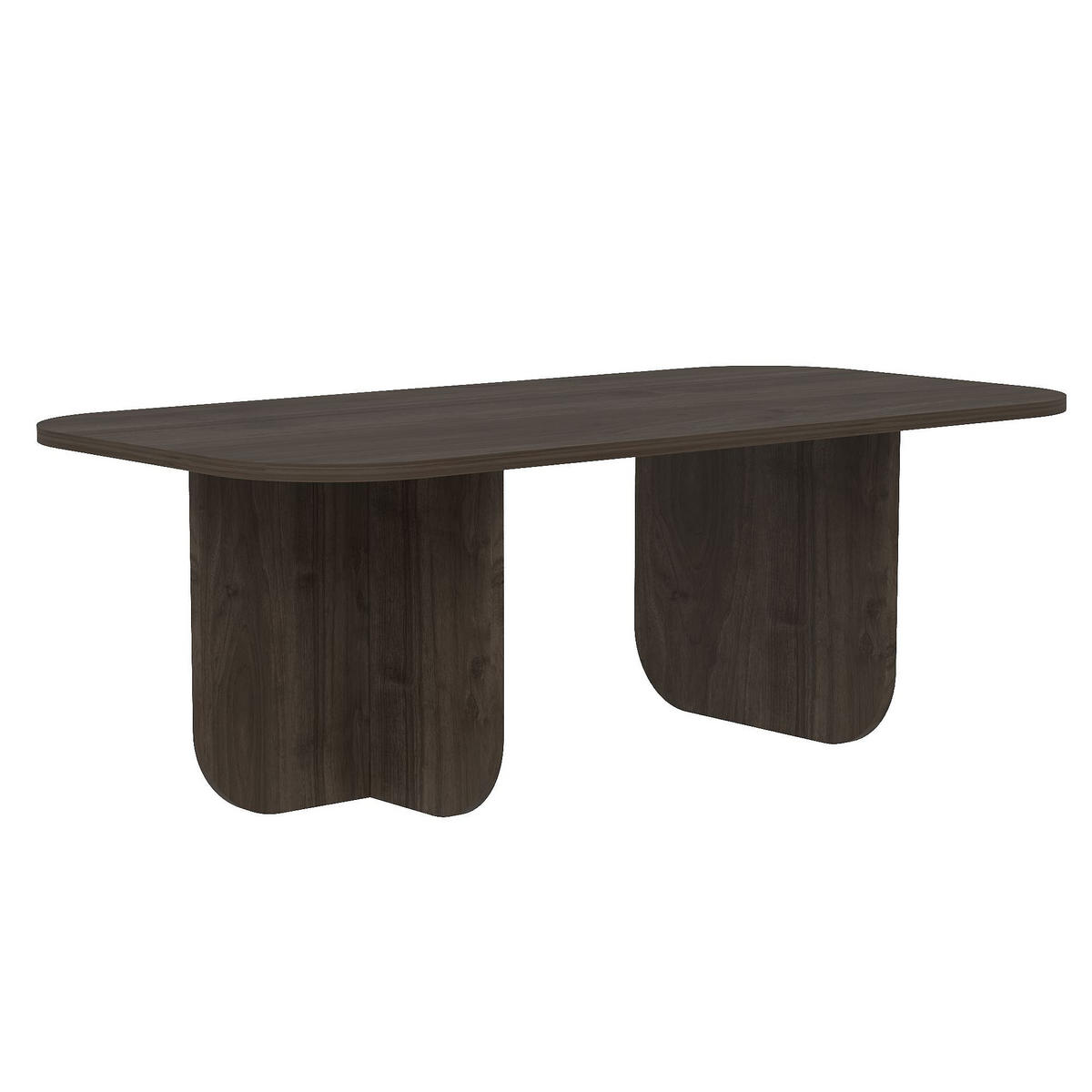 COUCHTISCH Becaj Nussbaum - Nussbaumfarben, Holzwerkstoff (60/120/41cm) - Habitat Garten