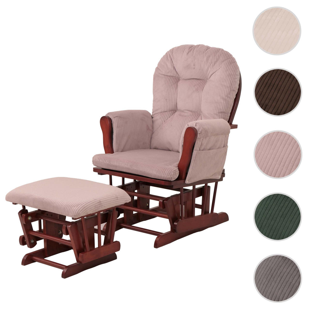 RELAXSESSEL Altrosa, Braun - Altrosa/Braun, Textil (74/103/71cm) - MCW