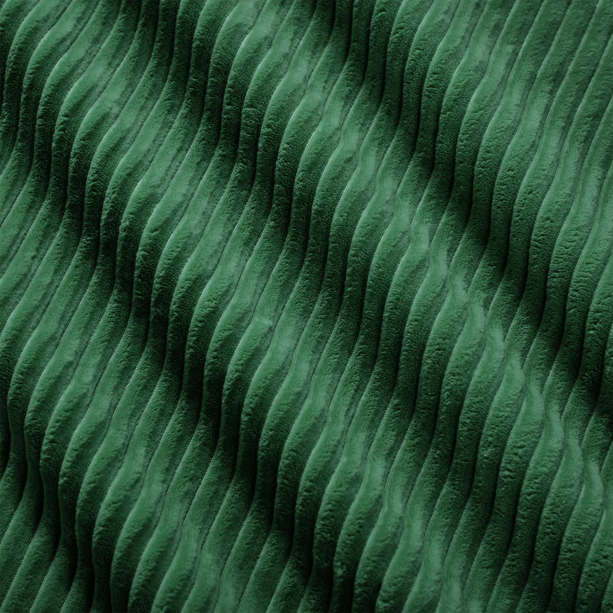 4-SITZER Sofa 386x104x69 cm aus Cordstoff rahmenlos modular, grün - Grün, Textil (104/69/386cm)