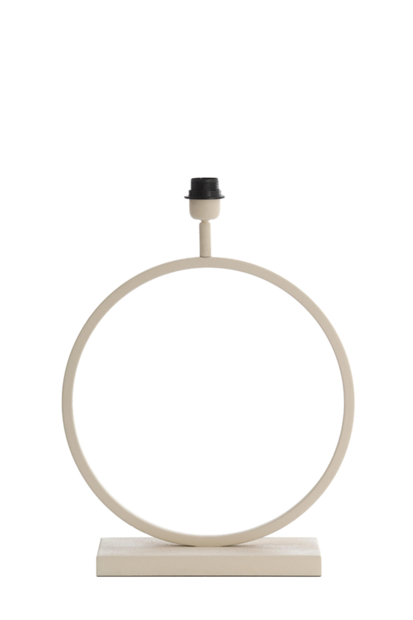 LAMPENFUSS Liva Weiß Ø40/53 cm - Weiß, Metall (40/12.5/52cm) - Light & Living