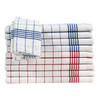 GESCHIRRTÜCHER 50x70 cm im 20er Set aus 100% Baumwolle, Küchentücher Rot Blau - Weiß, Textil (50/70cm) - Carpe Sonno