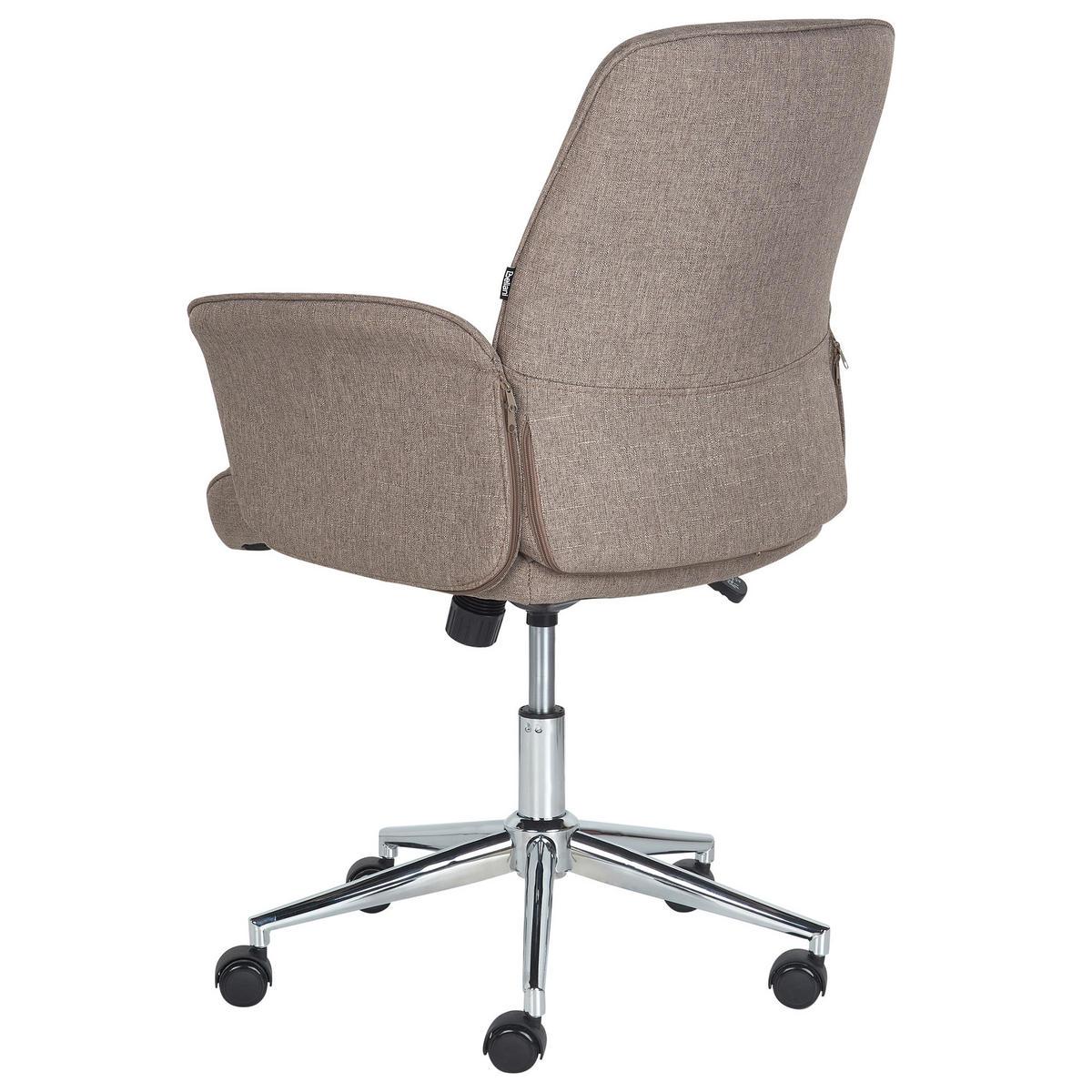 BÜROSTUHL Braun Ravishing - Braun, Textil (67/93/53cm) - Beliani