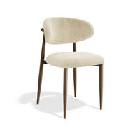 STÜHLE 2er Set LINA Schlingenvelours Beige 52cm - Beige, Textil (52/79/53cm) - Premium Interiors