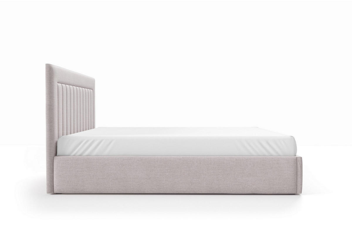 POLSTERBETT BEZA I - Dunkelbeige - Beige, Textil (140/200cm) - AN-Moebel 4u