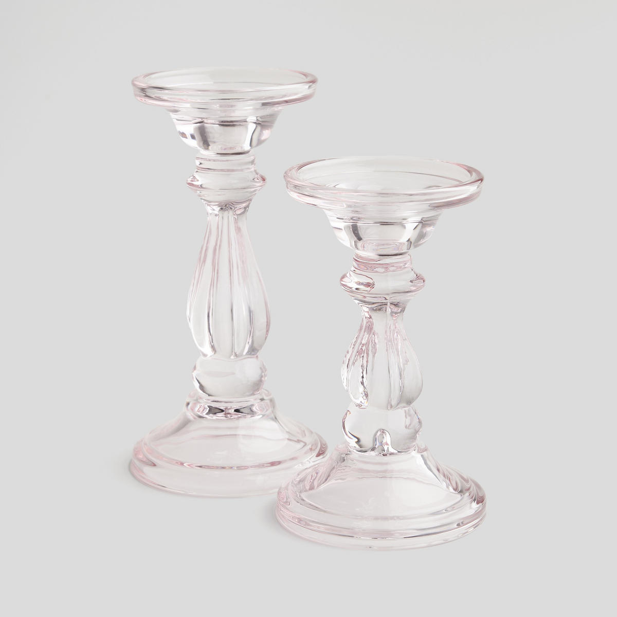 KERZENSTÄNDER Divine - Rosa, Glas (10/20.5/10cm) - home&you