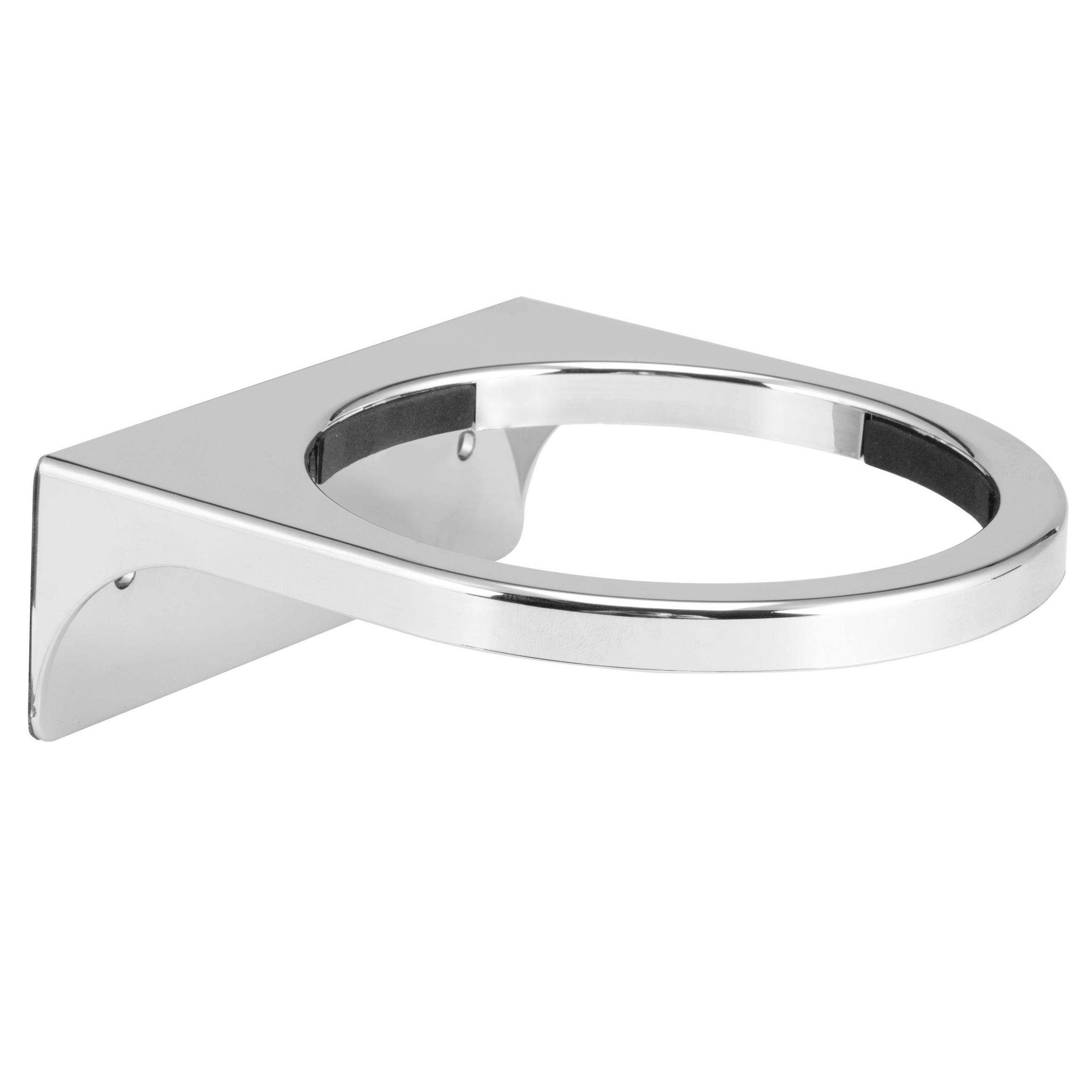 WANDHALTERUNG SAVONA, silber, Kunststoff - Chromfarben, Kunststoff (12/4.5/13cm) - bremermann