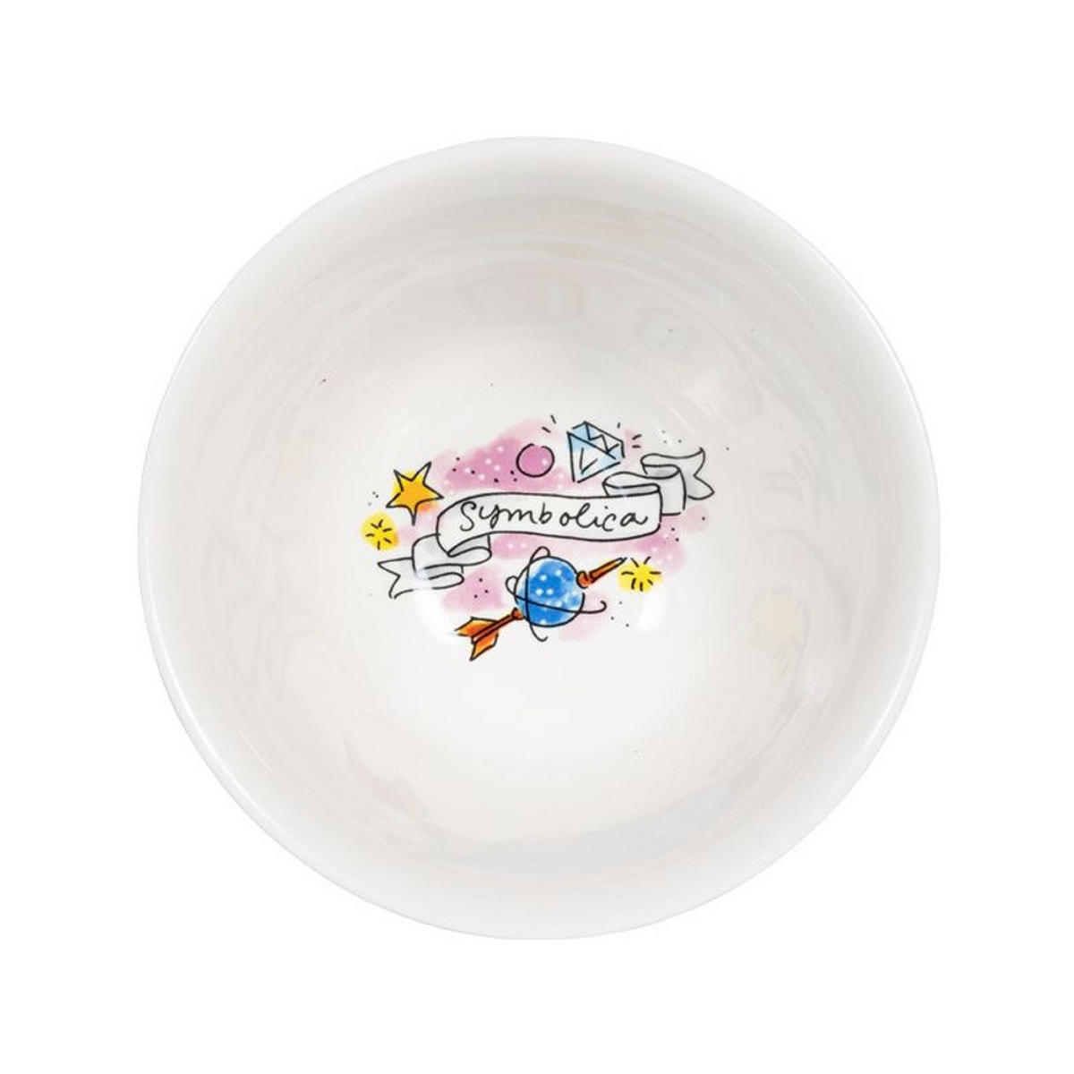SCHALE Symbolica in Bunt - 14cm - Multicolor, Keramik (14.3/9/14.3cm) - Blond Amsterdam