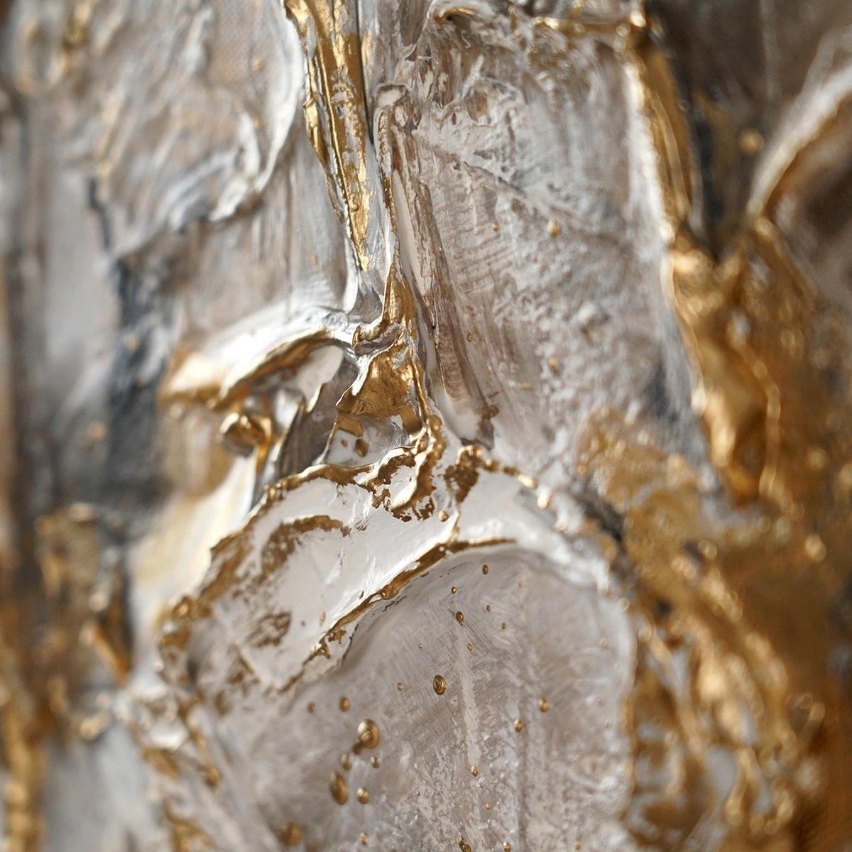 GEMÄLDE Glückslinie Schattenfugenrahmen Grau 100x50 cm - Grau, Holz (100/50cm) - YS-art gallery