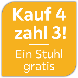 Kauf 4 zahl 3! Ein Stuhl gratis