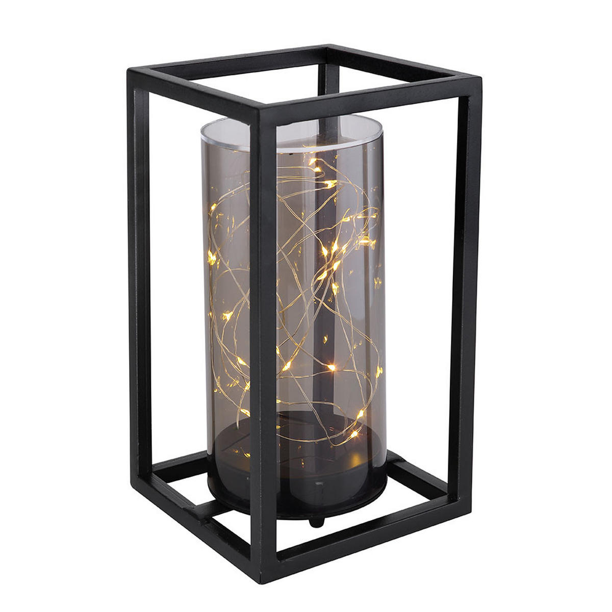 LED AUSSENLEUCHTE Metall Schwarz - Schwarz, Metall (14/14/25cm) - Globo Lighting