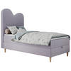 BOXBETT FLOW 90/180 Violett Velvet - H3 - Violett, Holz/Textil (90/180cm) - MKS