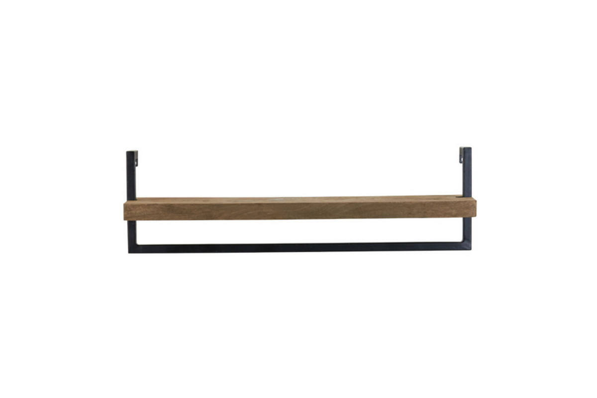 WANDREGAL Maddison Braun 80/15/24 cm - Braun, Metall (15/24/80cm) - Light & Living