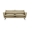 DREISITZER-SOFA Layla-Velluto 3 - Beige, Holz/Textil (237/95/98cm)