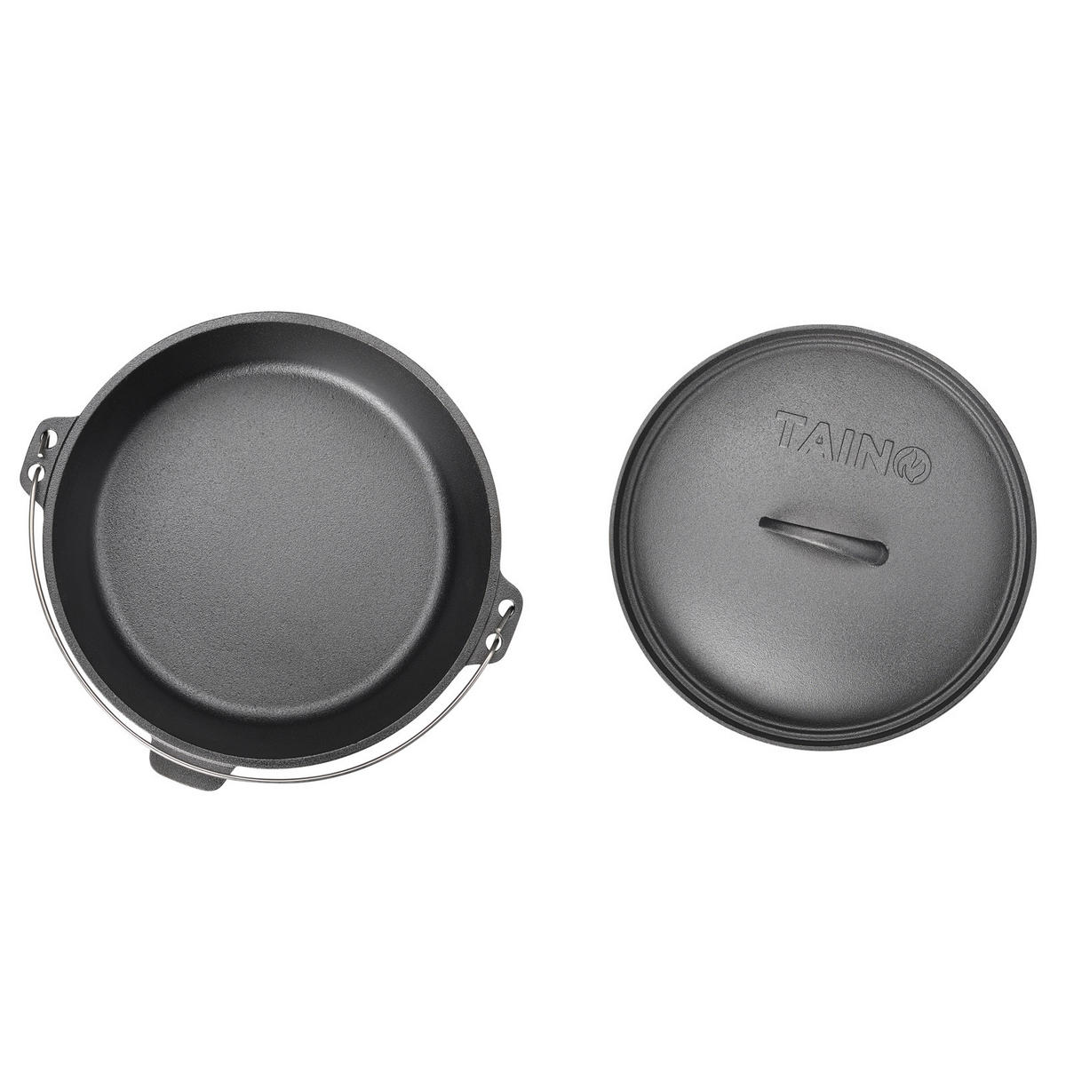 DUTCH OVEN 6L - Schwarz, Metall (29.5cm) - TAINO