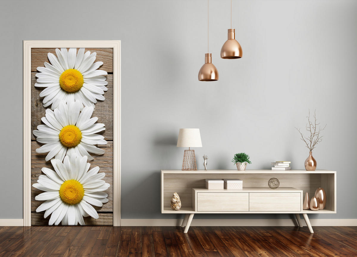 TÜRAUFKLEBER 75x205 cm Dekorativ für Türen - Gelb, Kunststoff (75/205/0.01cm) - TULUP