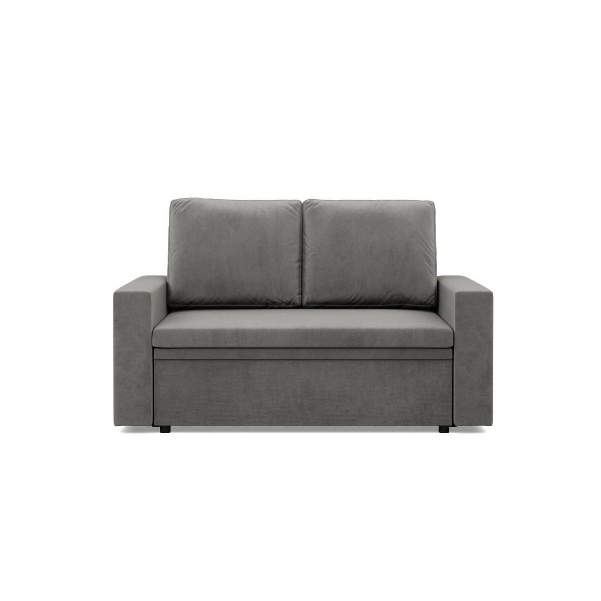 SOFA 2-SITZER MIT SCHLAFFUNKTION NEO, Hellgrau - Grau, Textil (148/90/87cm)