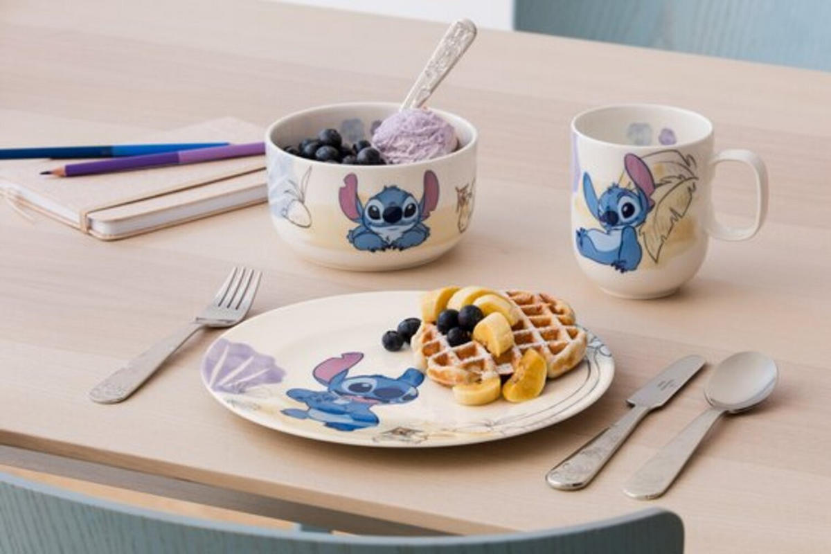 FRÜHSTÜCKS-SET Disney Stitch bunt 2er Set - Multicolor, Keramik (2/2/2cm) - Villeroy & Boch
