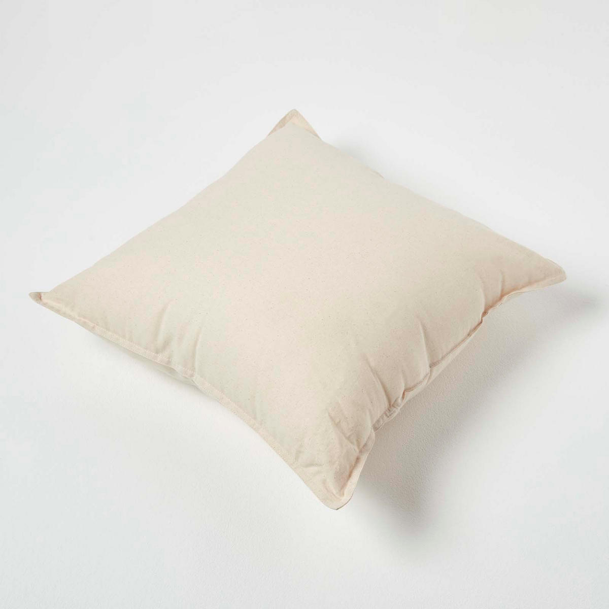 FÜLLKISSEN 50/50 cm – Bio-Baumwolle, Super-Mikrofaser-Füllung - Beige, Textil (50/50cm) - Homescapes