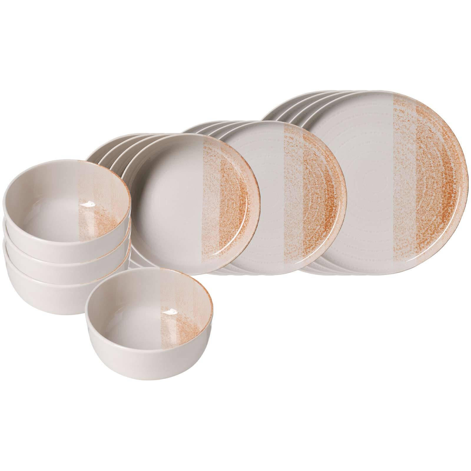 EINSTEIGER-SET Trio Braun 16er Set - Braun, Keramik (2/2/2cm) - Ritzenhoff Breker