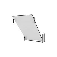 SCHRANKBETT Morphy Studio Modulares SizeFlex- und TypeFlex-System - 120x200, Vertikal - Schwarz, Metall (120/200cm) - WallBedKing