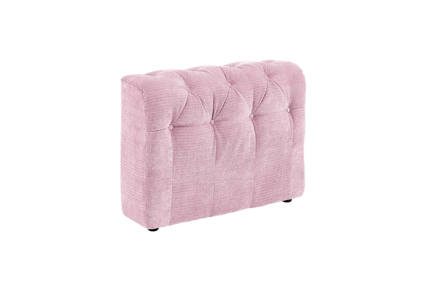 SOFA SITZELEMENT SEPHI Pink Cord - Pink/Schwarz, Kunststoff/Textil (82/62/27cm) - KAWOLA