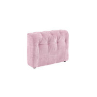 SOFA SITZELEMENT SEPHI Pink Cord - Pink/Schwarz, Kunststoff/Textil (82/62/27cm) - KAWOLA