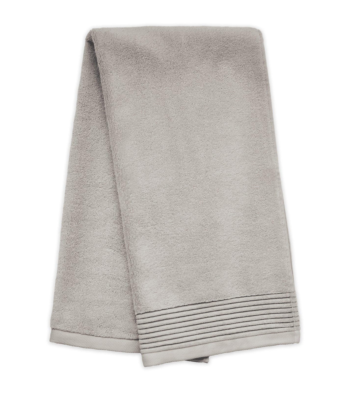 BADETUCH Silver Mist, 100x150cm, Baumwolle, Hellgrau - Hellgrau, Textil (100/150cm) - SOWL