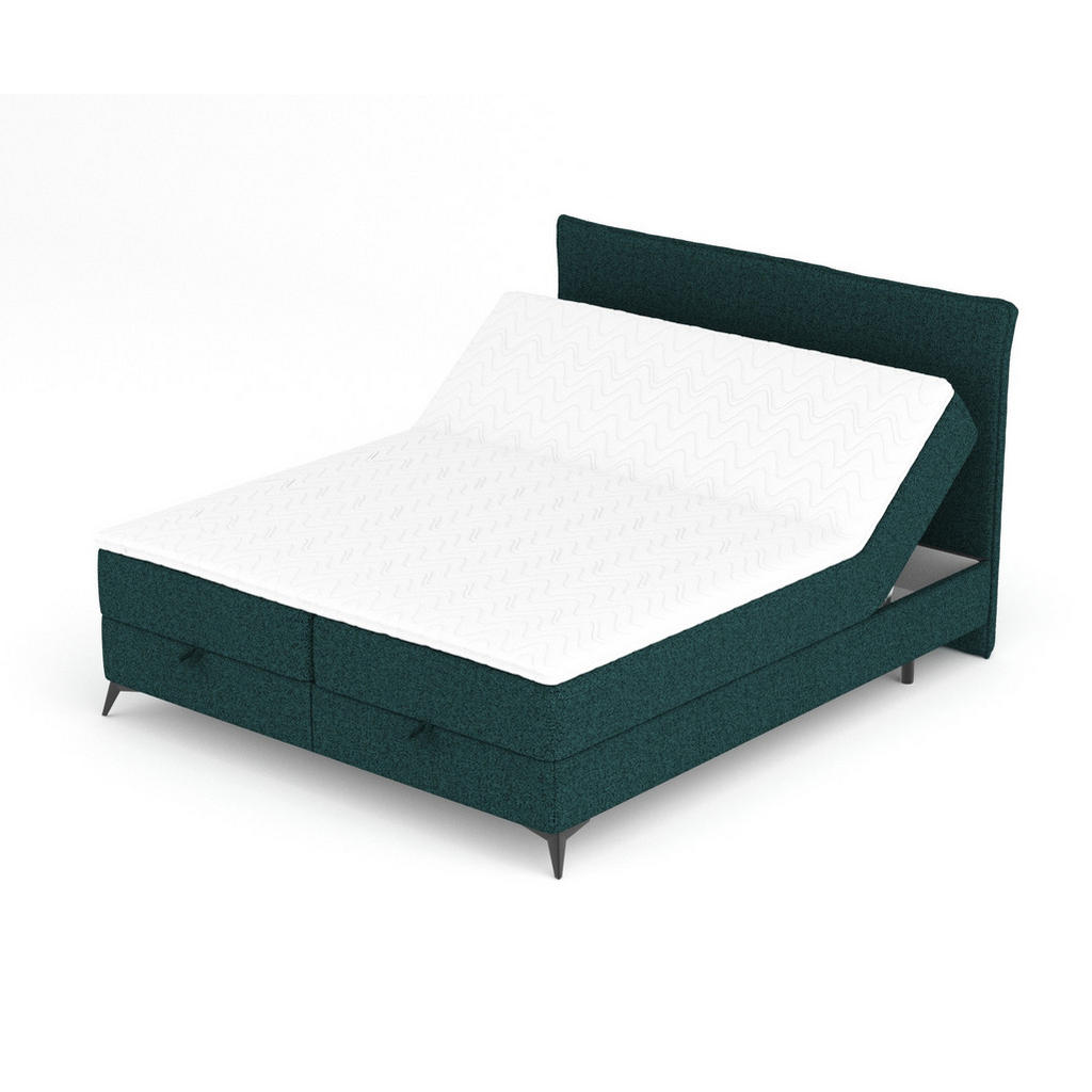 Thumbnail - Maison de Reve Boxbett, Grün, Textil, H3, Höhe ca. 17 cm, 160x200 cm, Oeko-Tex® Standard 100, FSC 100%, Made in EU, Schl...