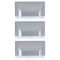 LED WANDLEUCHTE Silber mit Bewegungsmelder und Dämmerungssensor - Silberfarben, Kunststoff (3.5/4.6/8cm)