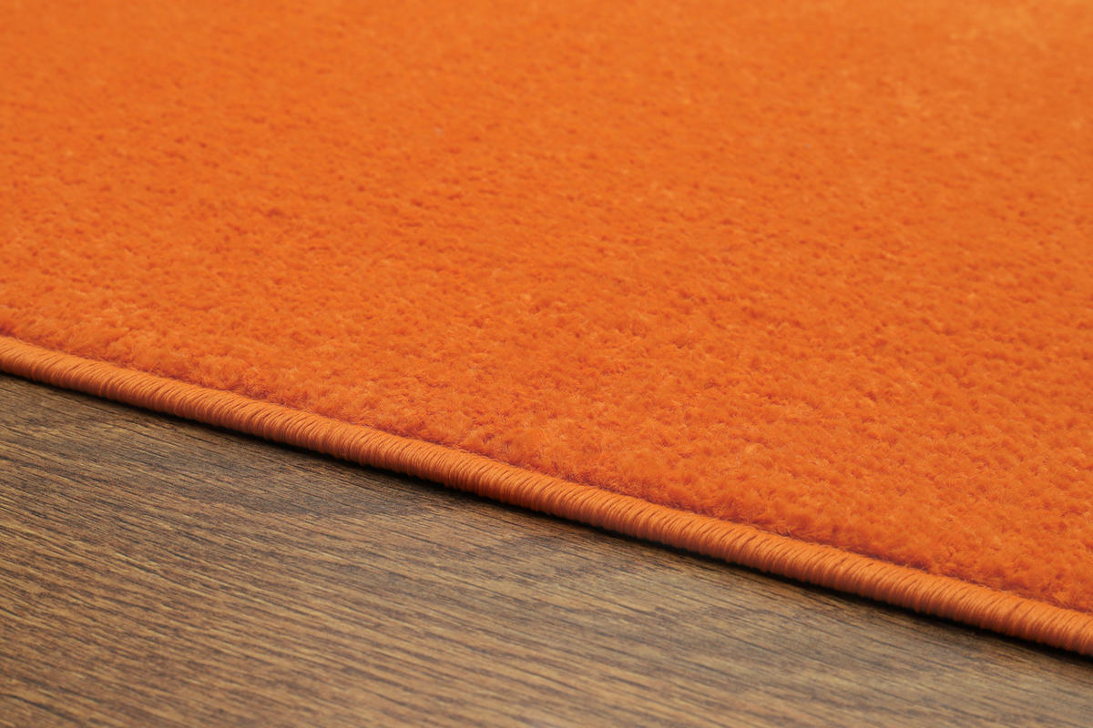 TEPPICH MONO SQUARE Orange 200/200 cm - Orange, Kunststoff (200/200cm) - Tapiso