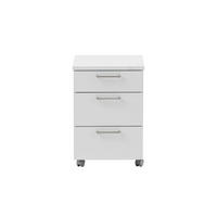 ROLLCONTAINER Hippo 60x40x50 cm 3 Schubladen Lichtgrau - Grau, Holz (40/60/50cm) - PROREGAL