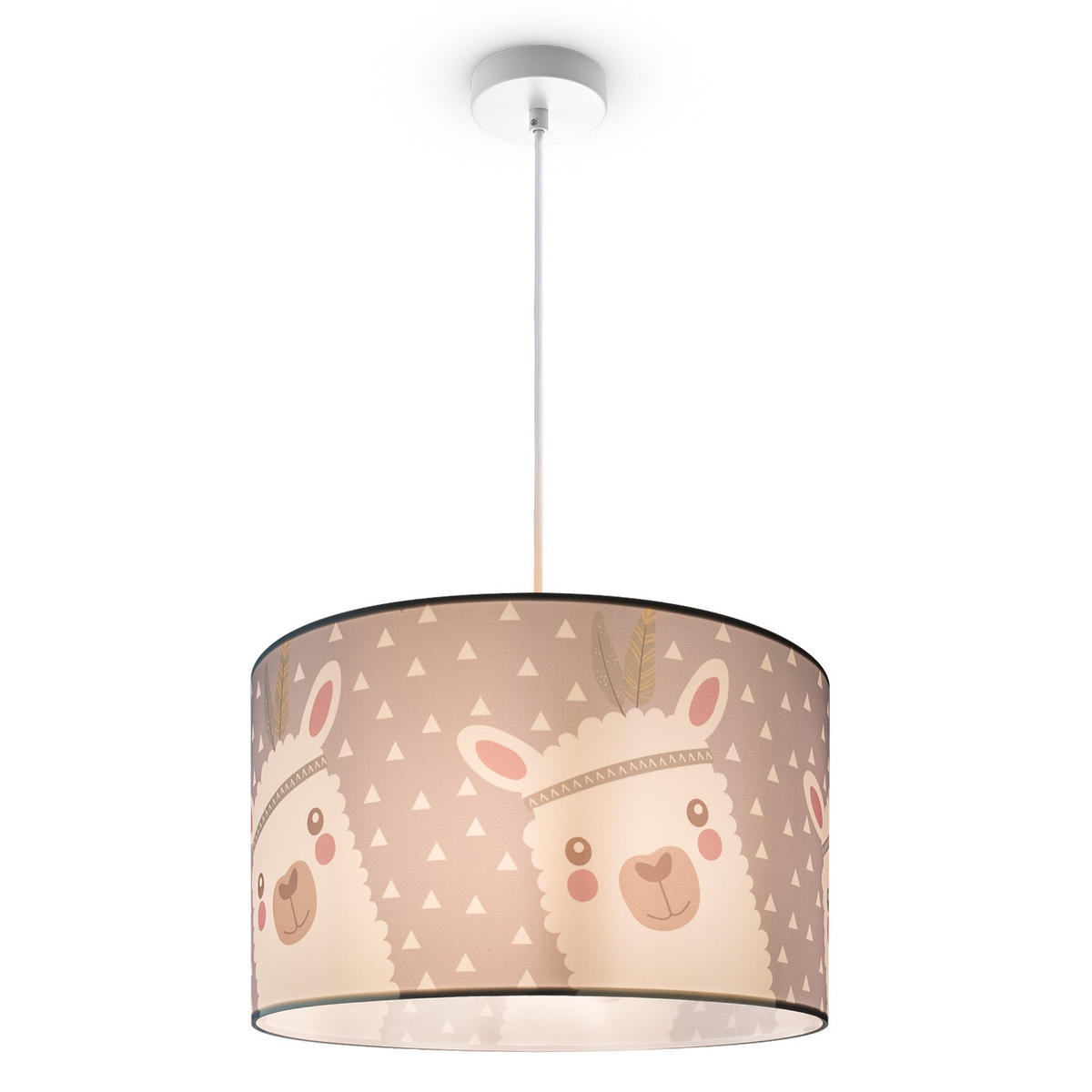 PENDELLEUCHTE Hugo Pd1 Ela 214 - Weiß, Metall (45.5/45.5/27cm) - Paco Home