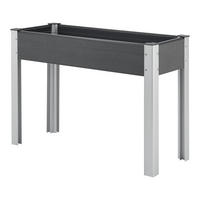 HOCHBEET Beverwijk - Dunkelgrau, Metall (100/75/40cm) - [en.casa]