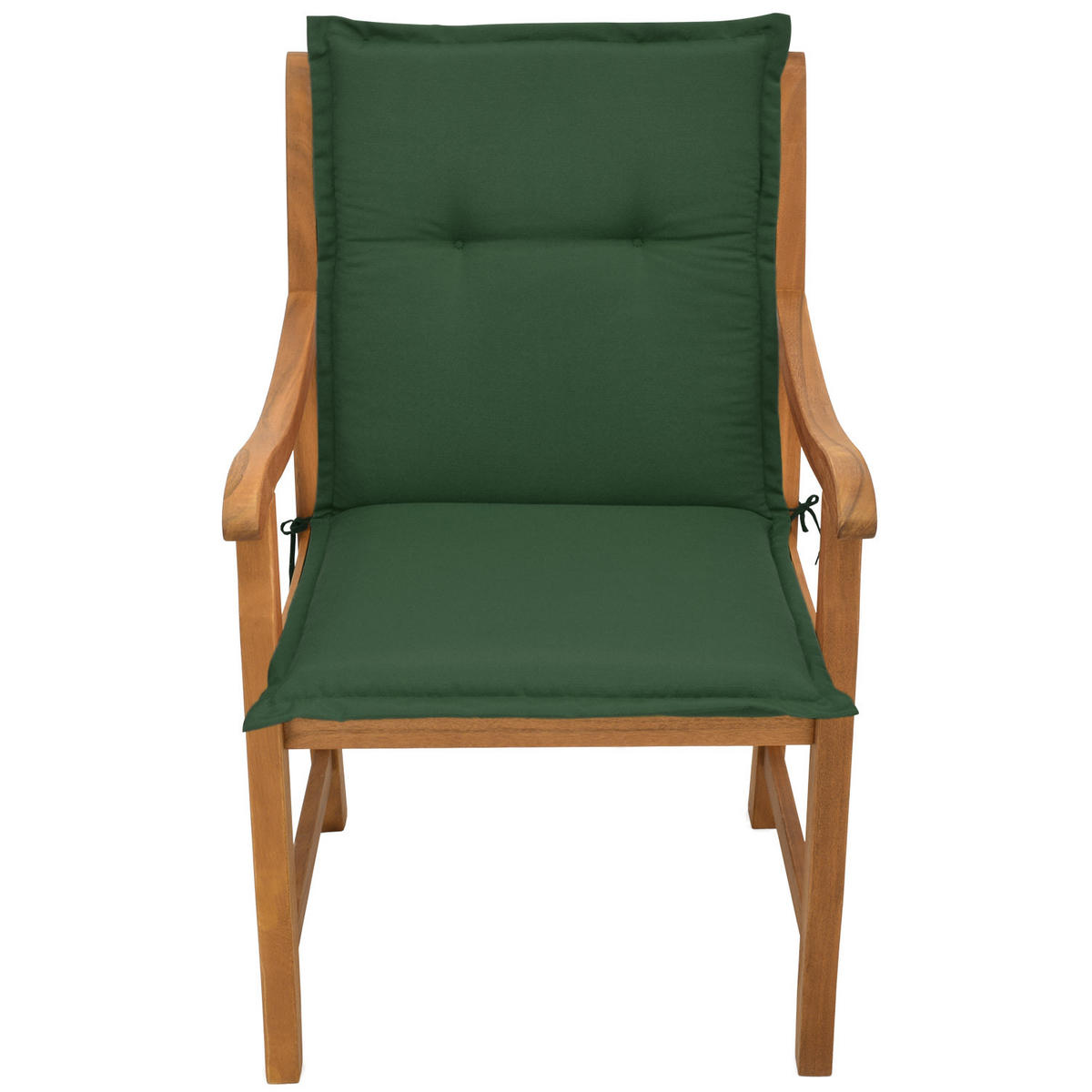 NIEDERLEHNERAUFLAGE Loft NL 100/50/6cm Dunkelgrün 4tlg - Dunkelgrün, Textil (50/6/100cm) - Beautissu 