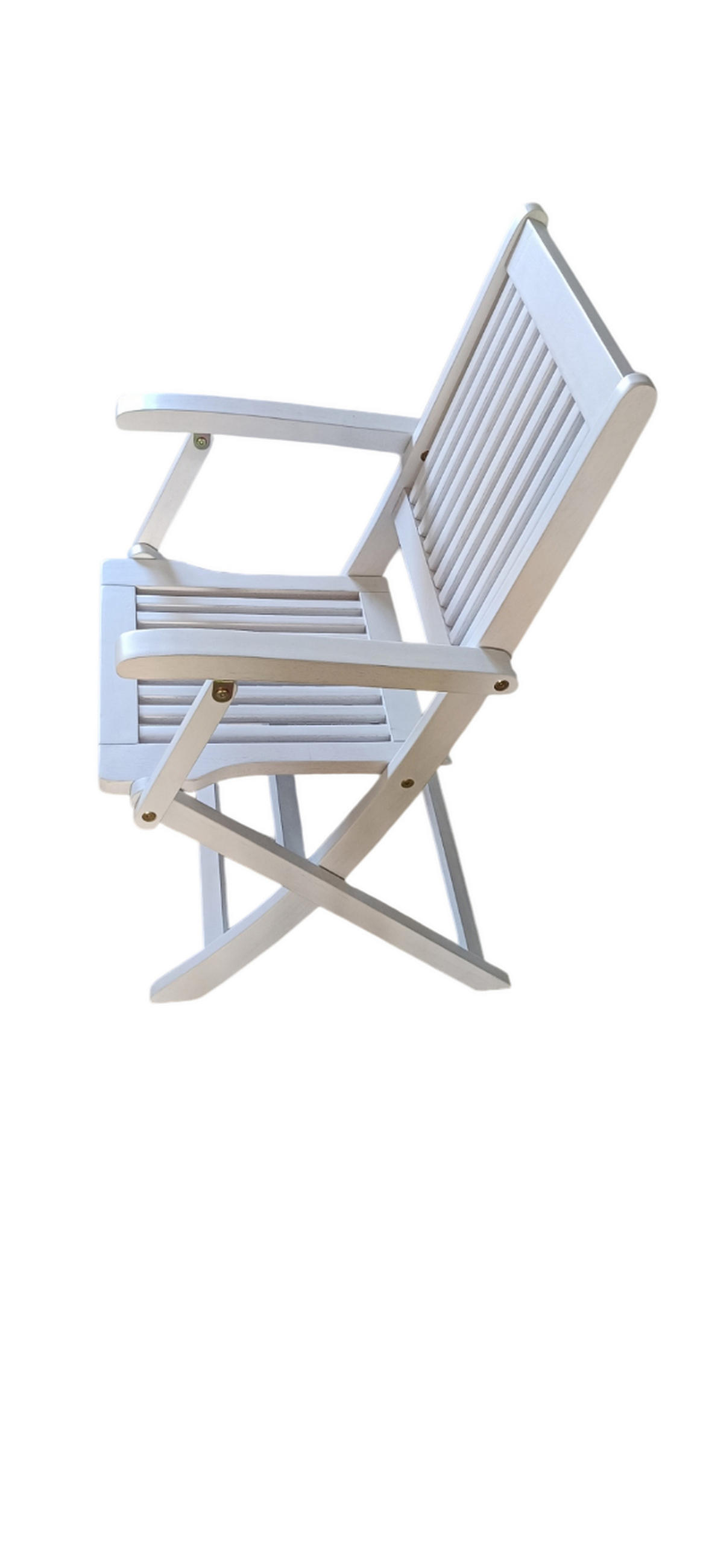 GARTENSTUHL Linus - Weiß, Holz (52/91/54cm) - Sedex