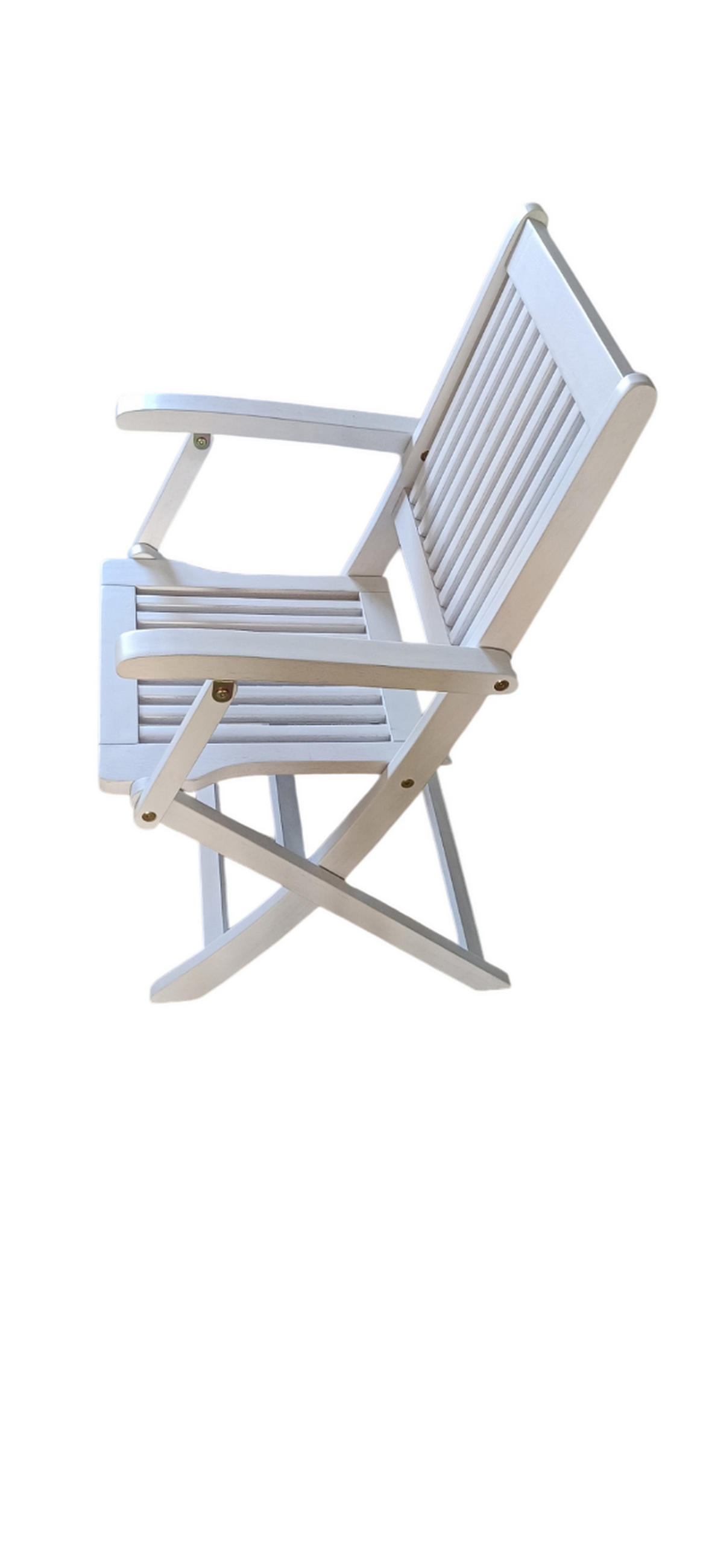 GARTENSTUHL Linus - Weiß, Holz (52/91/54cm) - Sedex