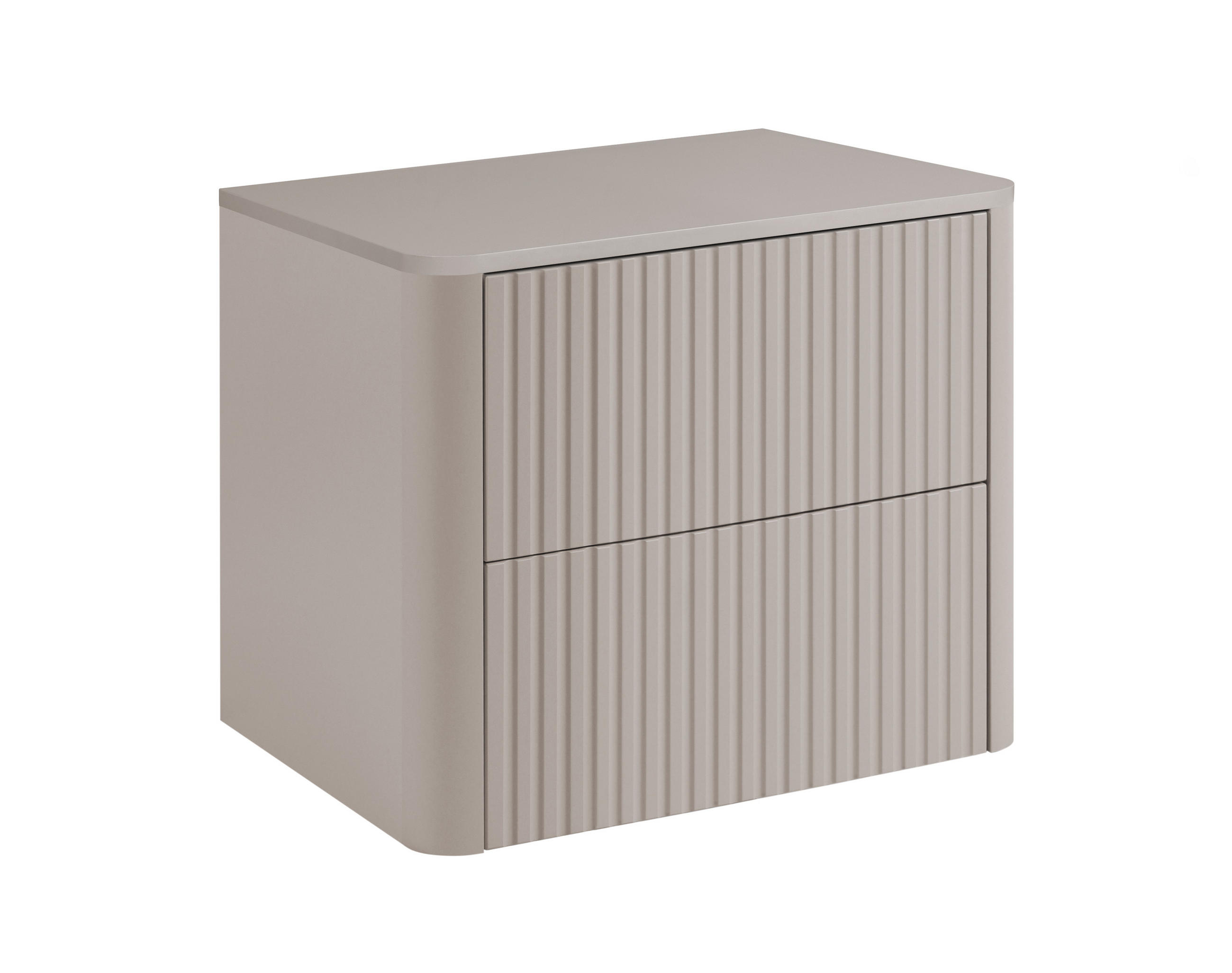 BADEZIMMERSCHRANK: Kaschmir, Platte Kaschmir, 60,8 x 44,2 x 50 cm - Kaschmir, Holzwerkstoff (60.8/48.4/44.2cm) - 3XE LIVING