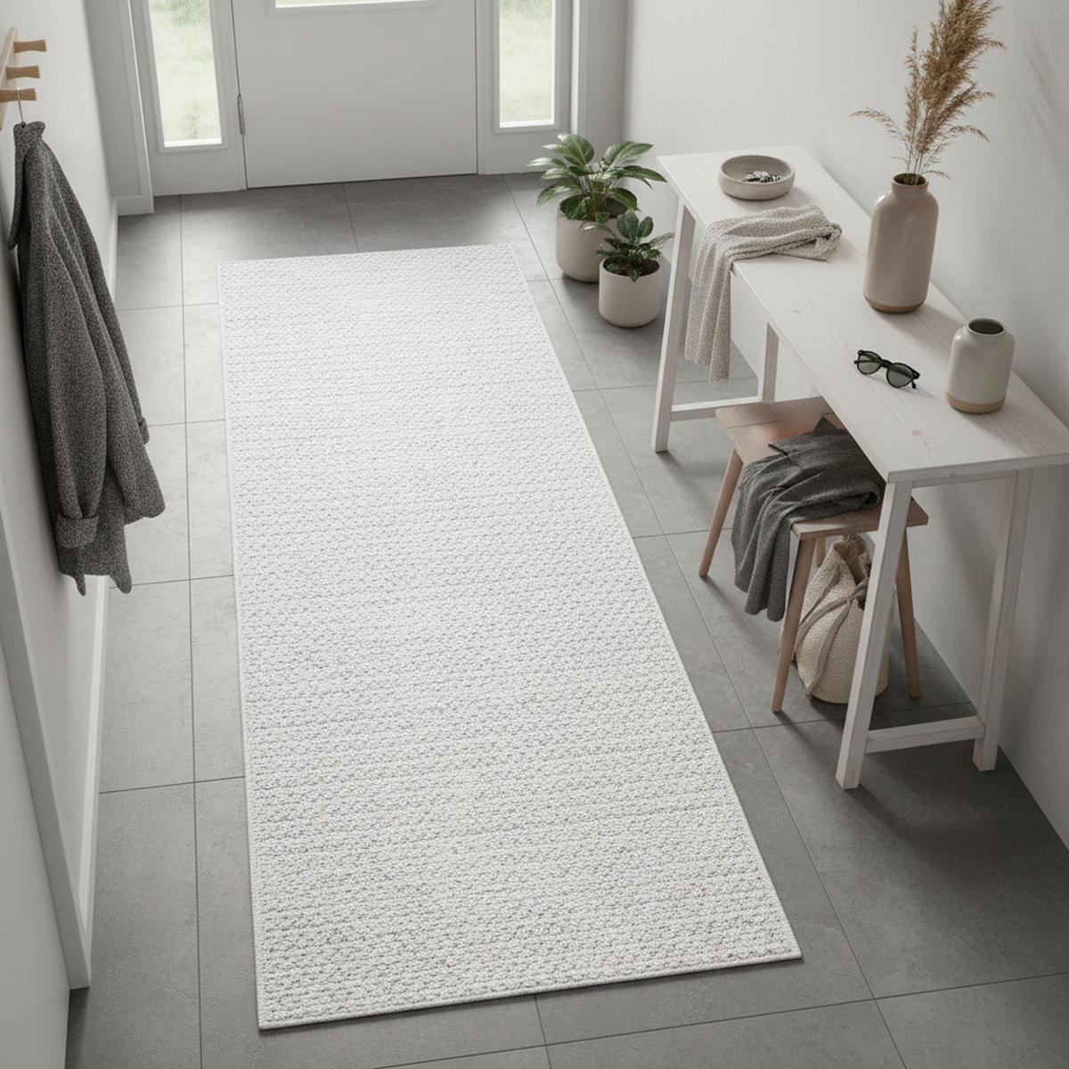 SOFT-TEPPICH Jacky Creme 80x220 cm - Creme, Textil (80/220cm) - Tesso Living