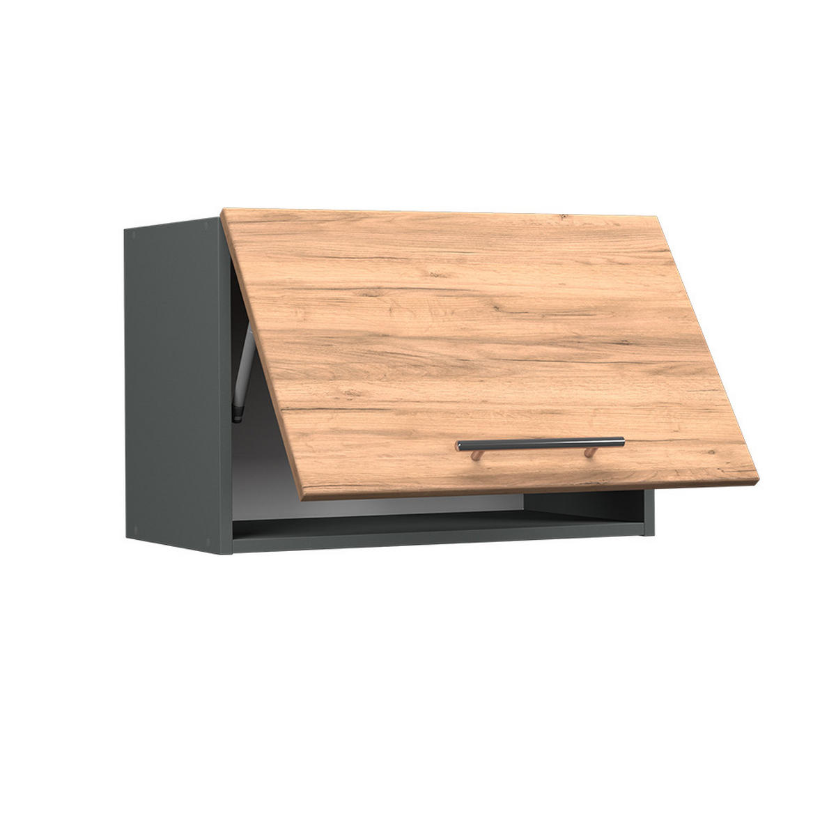 HÄNGESCHRANK Fame-Line Goldkraft Eiche 60 cm Flach - Honigeiche/Anthrazit, Holzwerkstoff (60/40/34.1cm) - Vicco